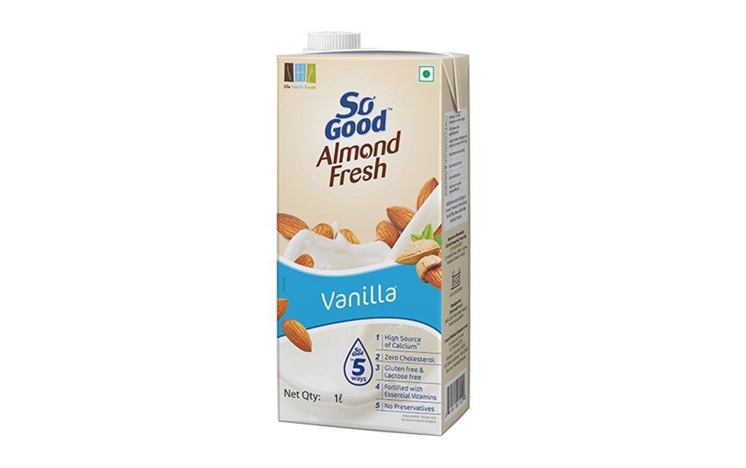 So Good Almond Fresh, Vanilla Drink    Tetra Pack  1 litre